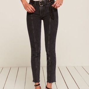 LIKE NEW worn twice Reformation seamed jean grey